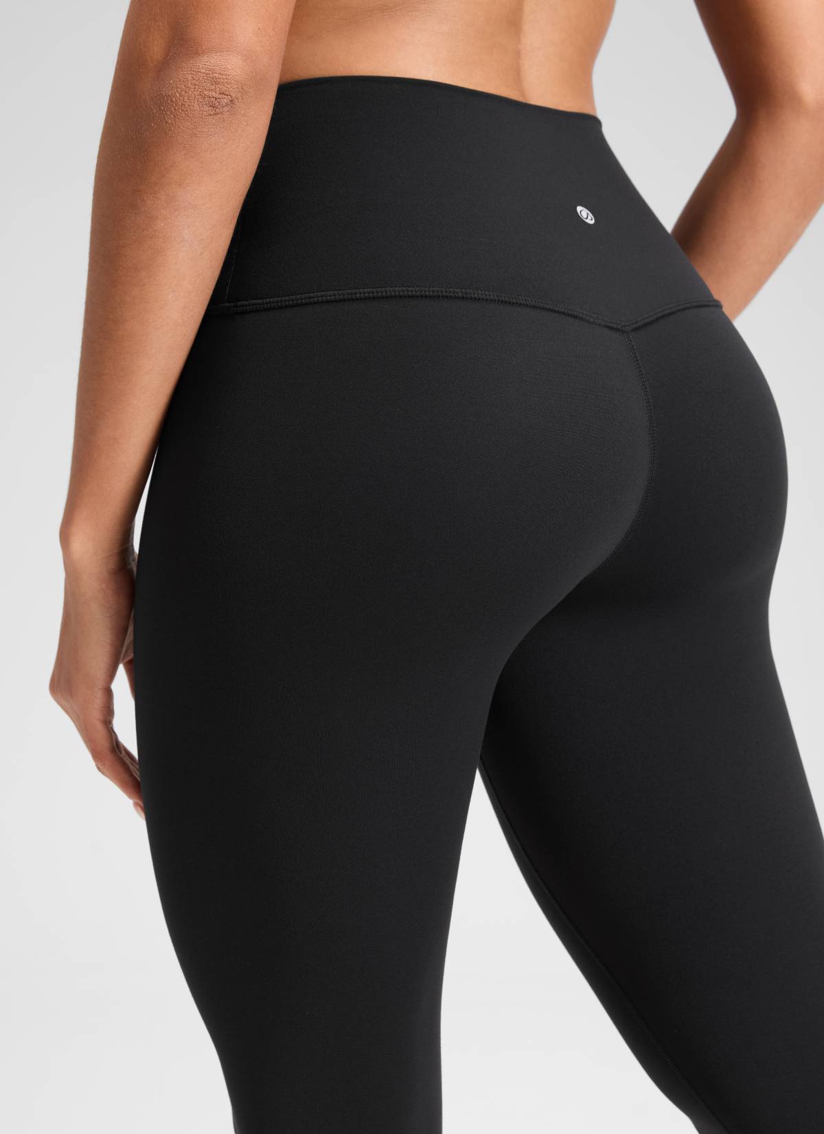CRZ YOGA Women's Yoga Lounge High Rise Butterluxe Yoga Leggings 30'' Black @model_info:Dany