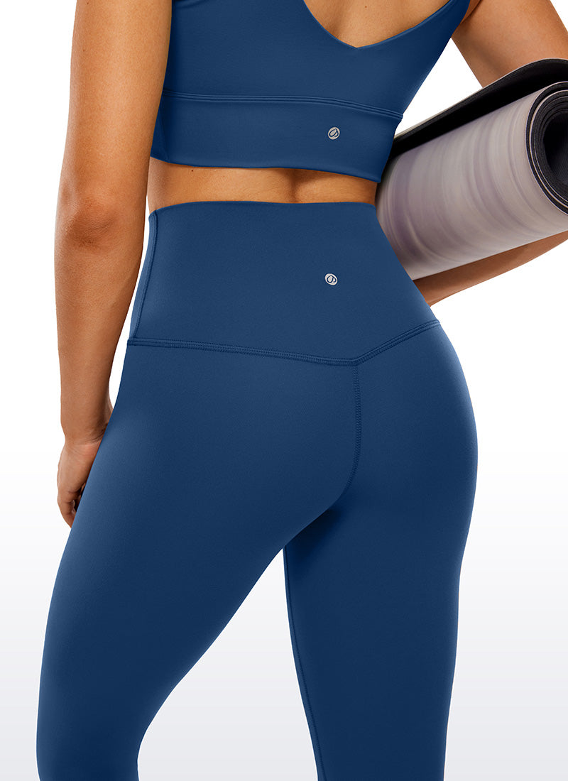 CRZ YOGA Dames Yoga Lounge High Rise Butterluxe Yoga Legging 76 cm French Navy