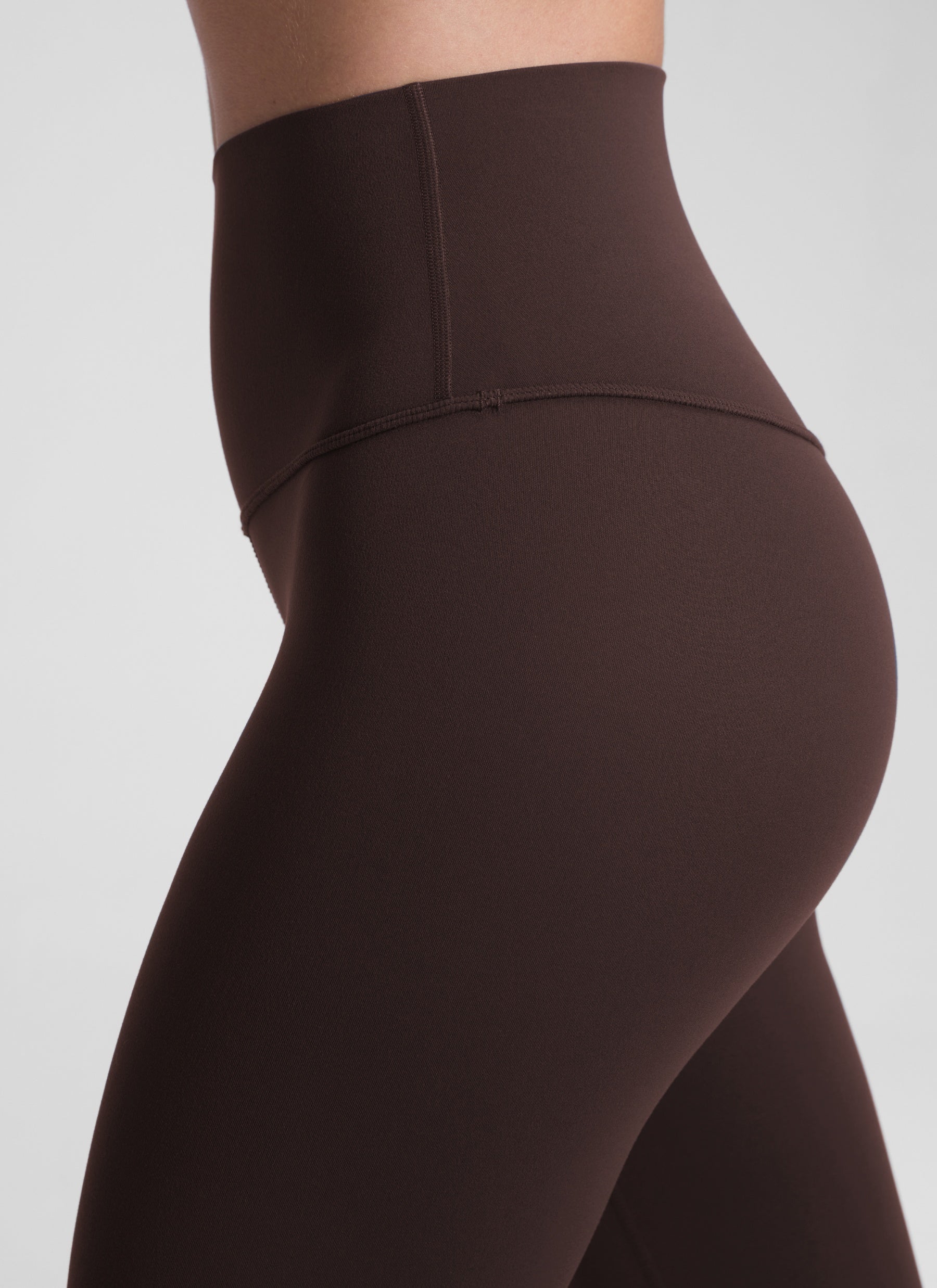 CRZ YOGA Damen Yoga Lounge High Rise Butterluxe Yoga Leggings 76 cm Hot Fudge Braun