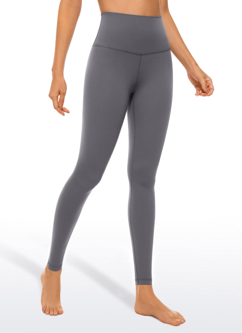 CRZ YOGA Dames Yoga Lounge High Rise Butterluxe Yoga Legging 76 cm Dark Carbon