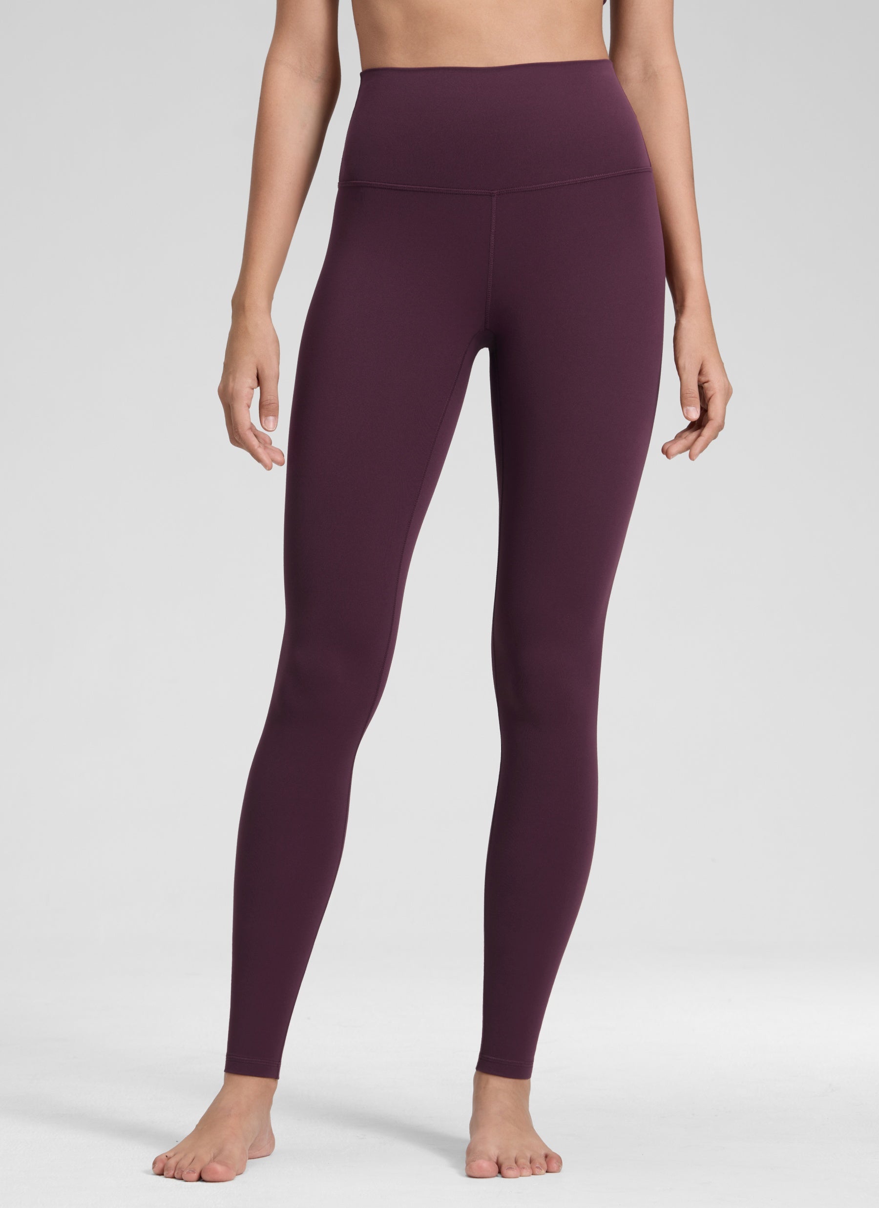 CRZ YOGA Damen Yoga Lounge High Rise Butterluxe Yoga Leggings 76 cm Tiefes Violett