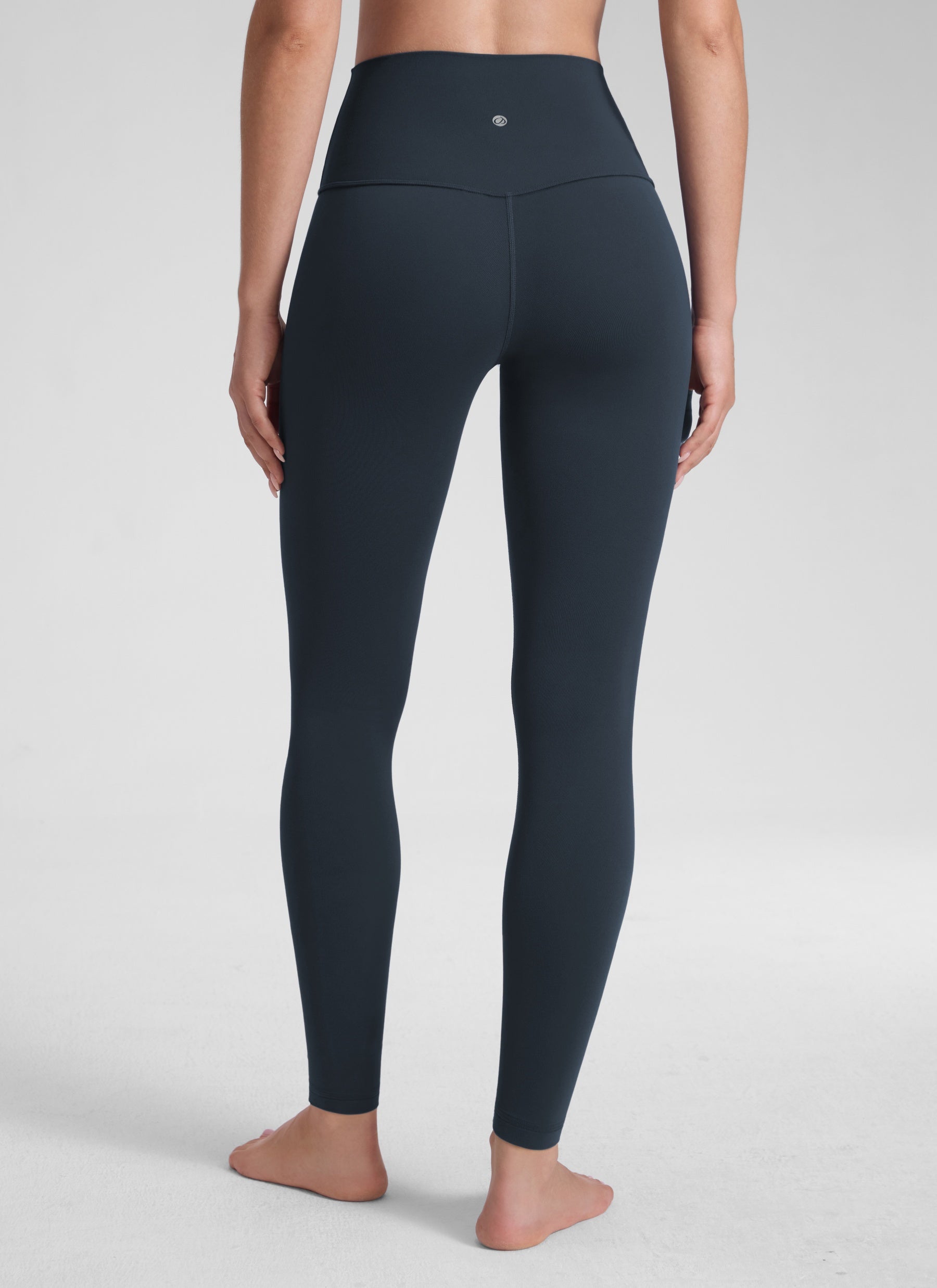 CRZ YOGA Damen Yoga Lounge High Rise Butterluxe Yoga Leggings 76 cm Echtes Marineblau