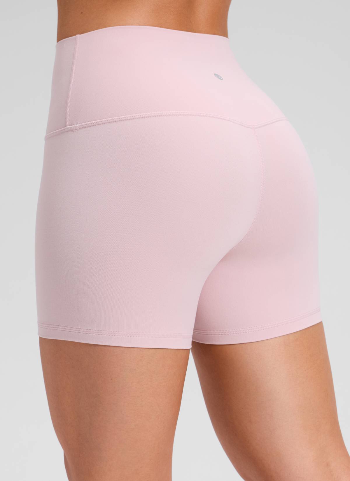 CRZ YOGA Pantalones cortos de ciclista de tiro alto para mujer Butterluxe Shorts 10 cm Pink Haze