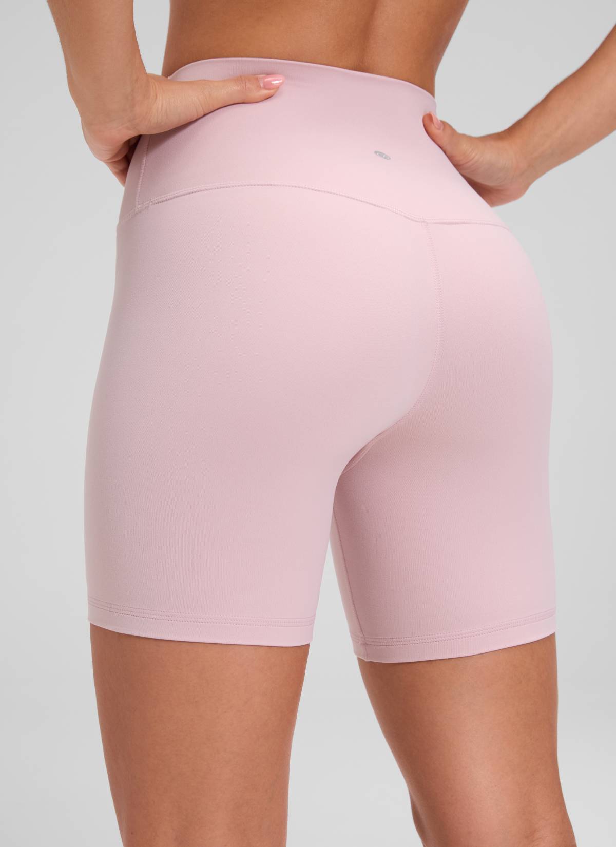 CRZ YOGA Pantaloncini Biker da Donna a Vita Alta per Yoga Butterluxe Shorts 15 cm Pink Haze