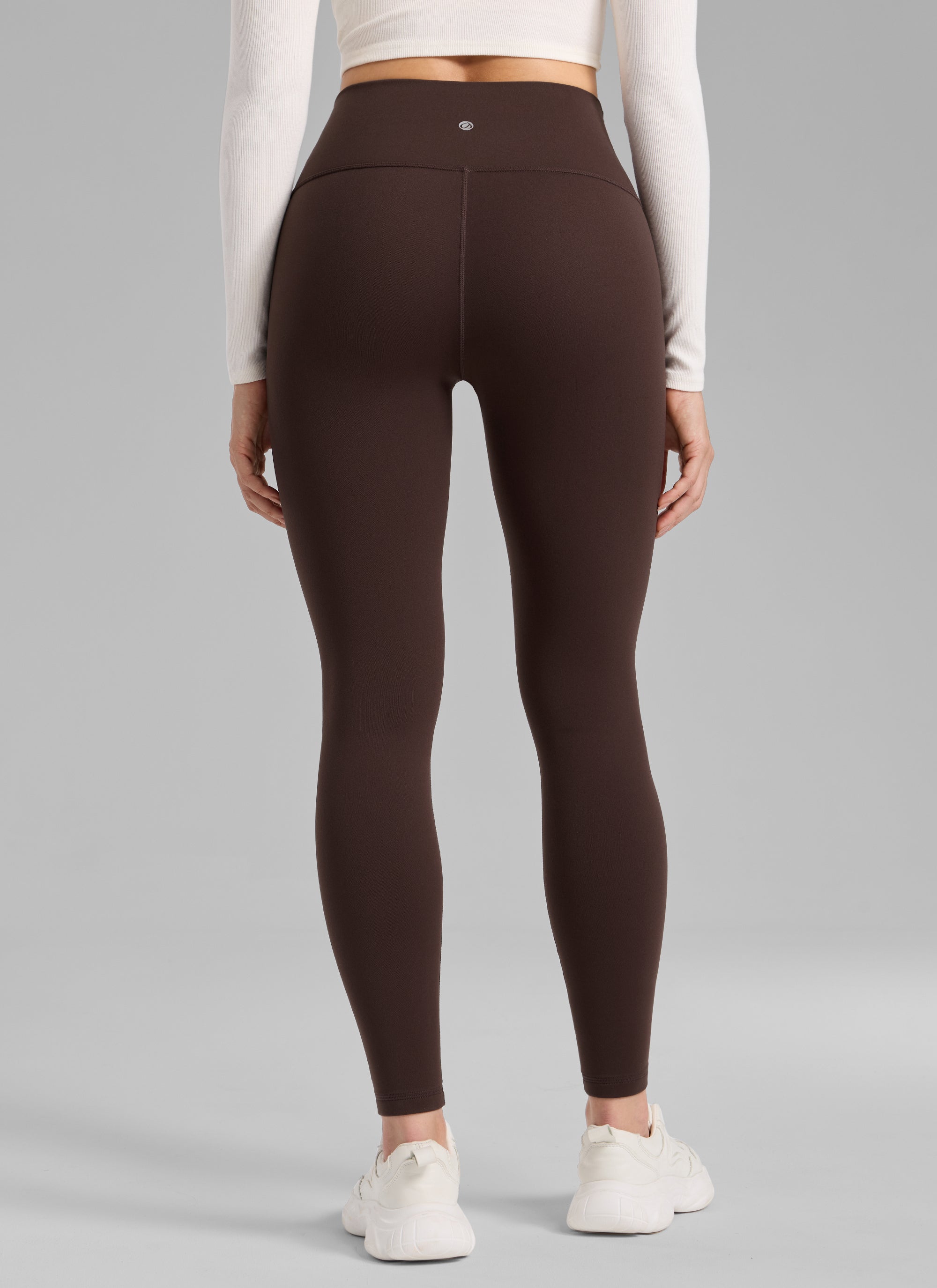 CRZ YOGA Naisten vuoratut, korkeavyötäröiset vapaa-ajan leggingsit 71 cm Hot Fudge Brown @model_info:Bruna