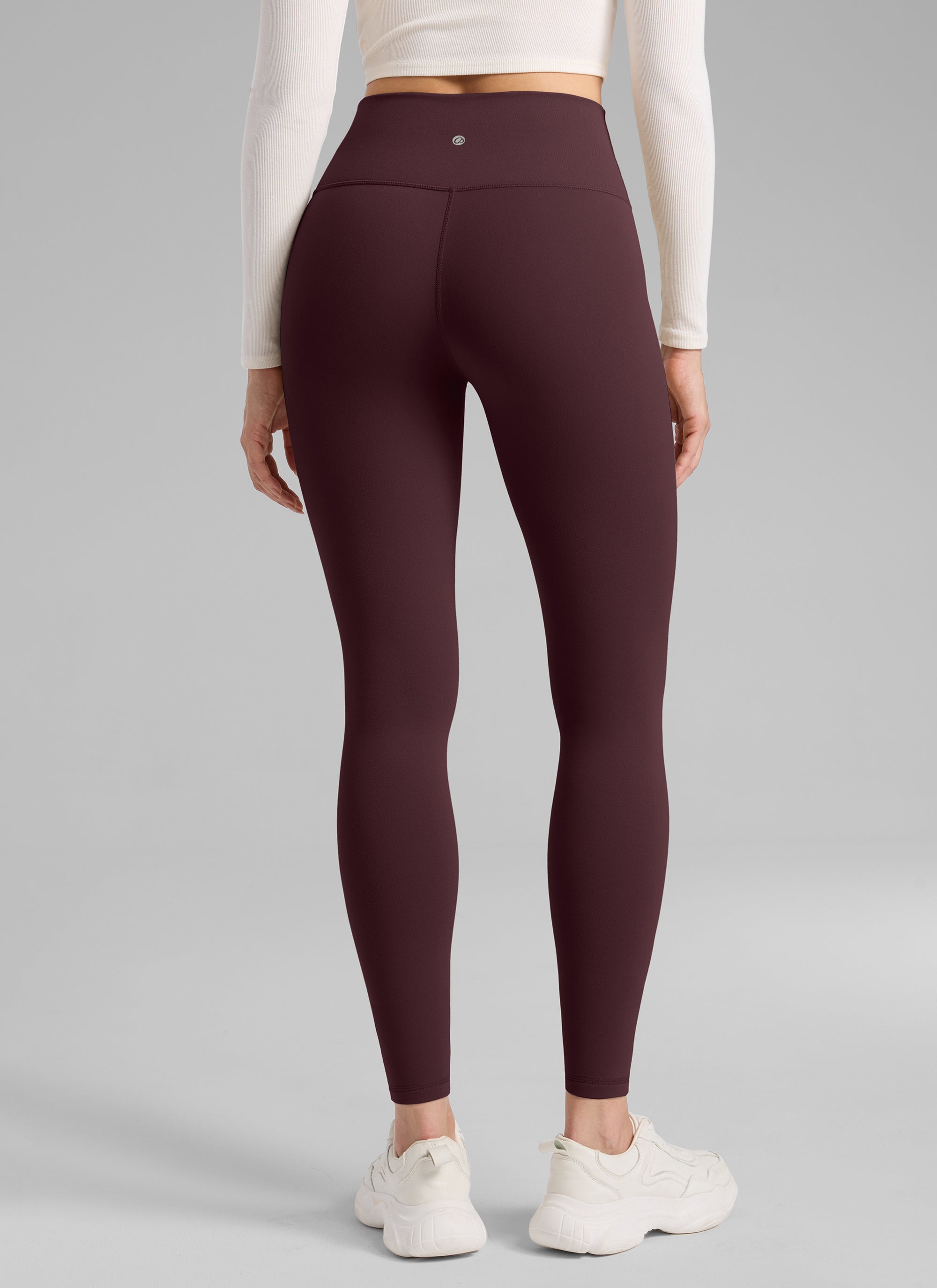 CRZ YOGA Naisten vuoratut, korkeavyötäröiset vapaa-ajan leggingsit 71 cm Ripe Plum @model_info:Bruna