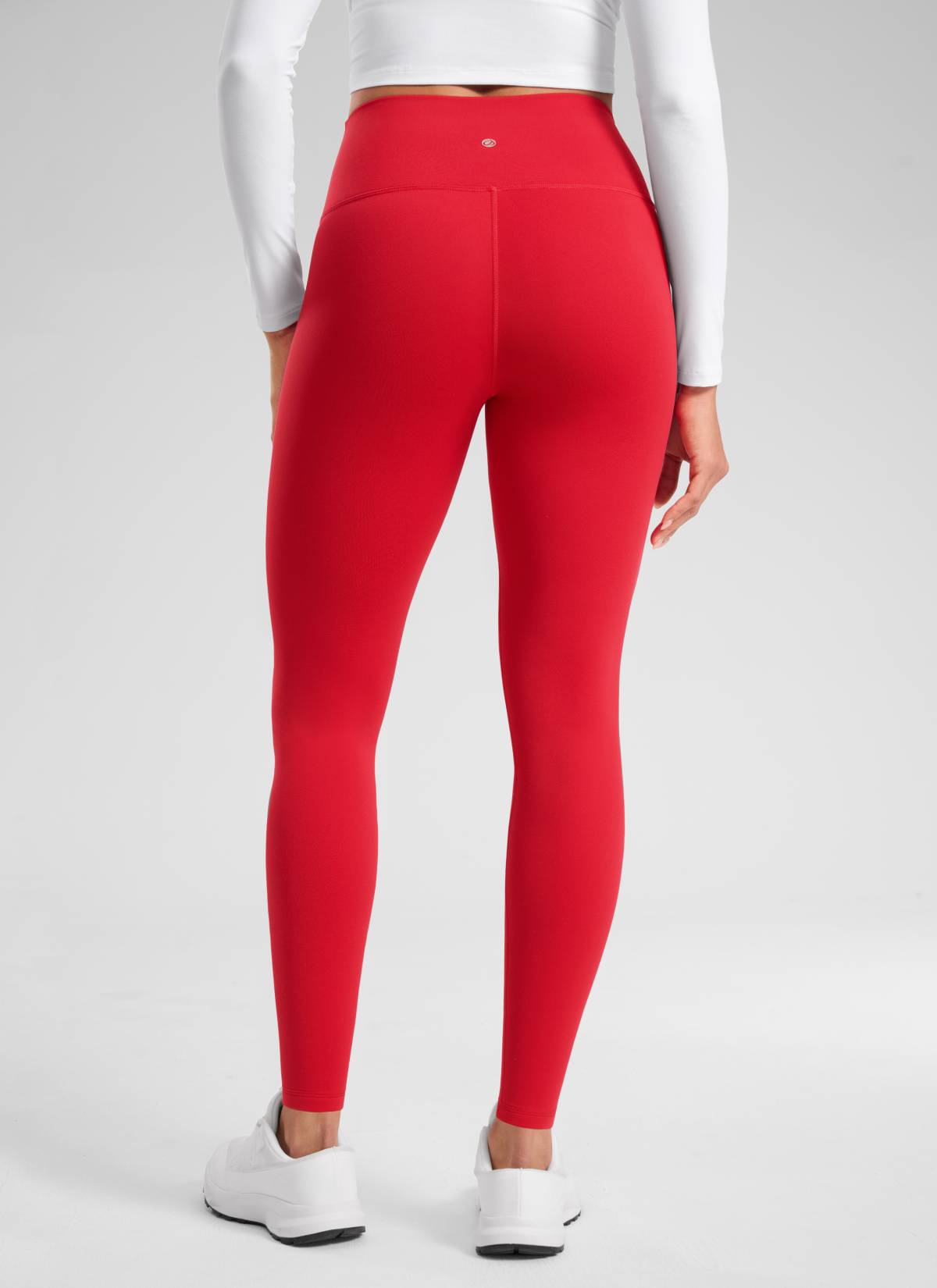 CRZ YOGA Naisten vuoratut, korkeavyötäröiset vapaa-ajan leggingsit 71 cm Aurora Red @model_info:Dany