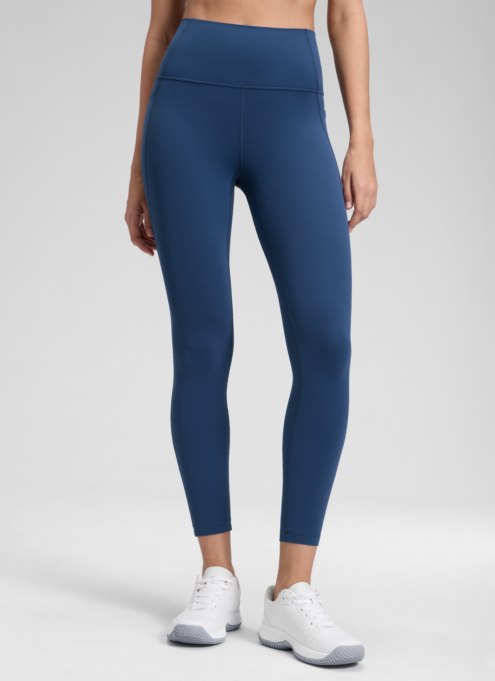 CRZ YOGA Women's Yoga Lounge High Rise Butterluxe Pocket Leggings 25'' French Navy