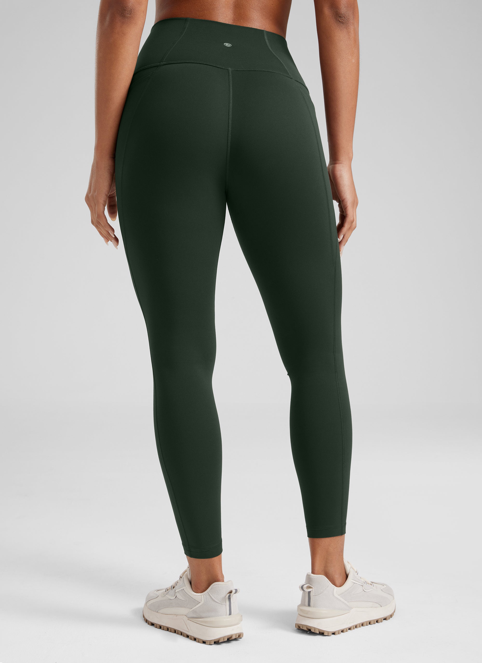 CRZ YOGA Damen-Yoga-Leggings im Lounge-Stil mit hoher Taille, „ Butterluxe “-Taschen, 25 Zoll, „Legend Green“