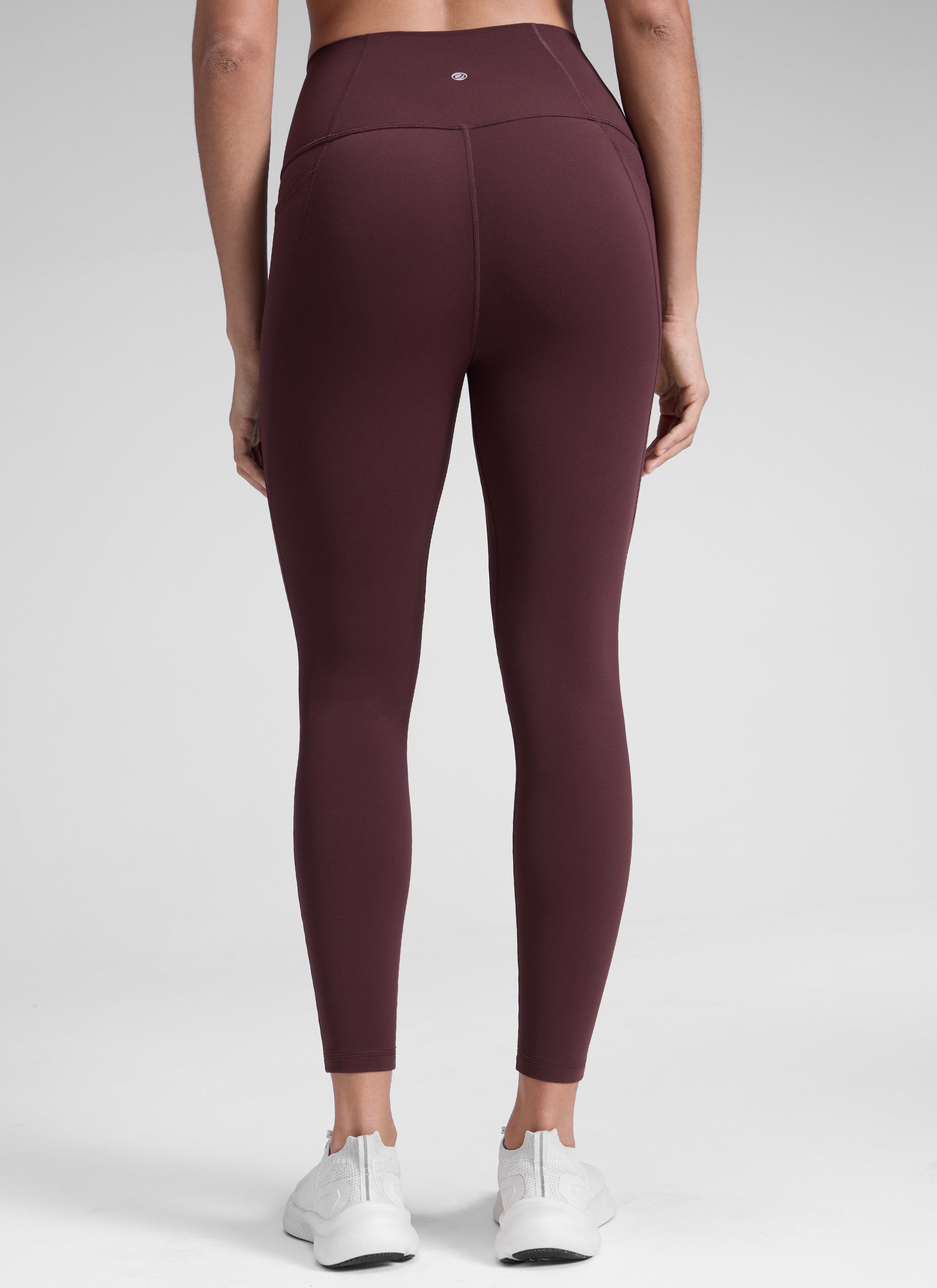 CRZ YOGA Damen-Yoga-Leggings „Lounge High Rise“ mit Butterluxe -Taschen, 25 Zoll, Farbe: Ripe Plum
