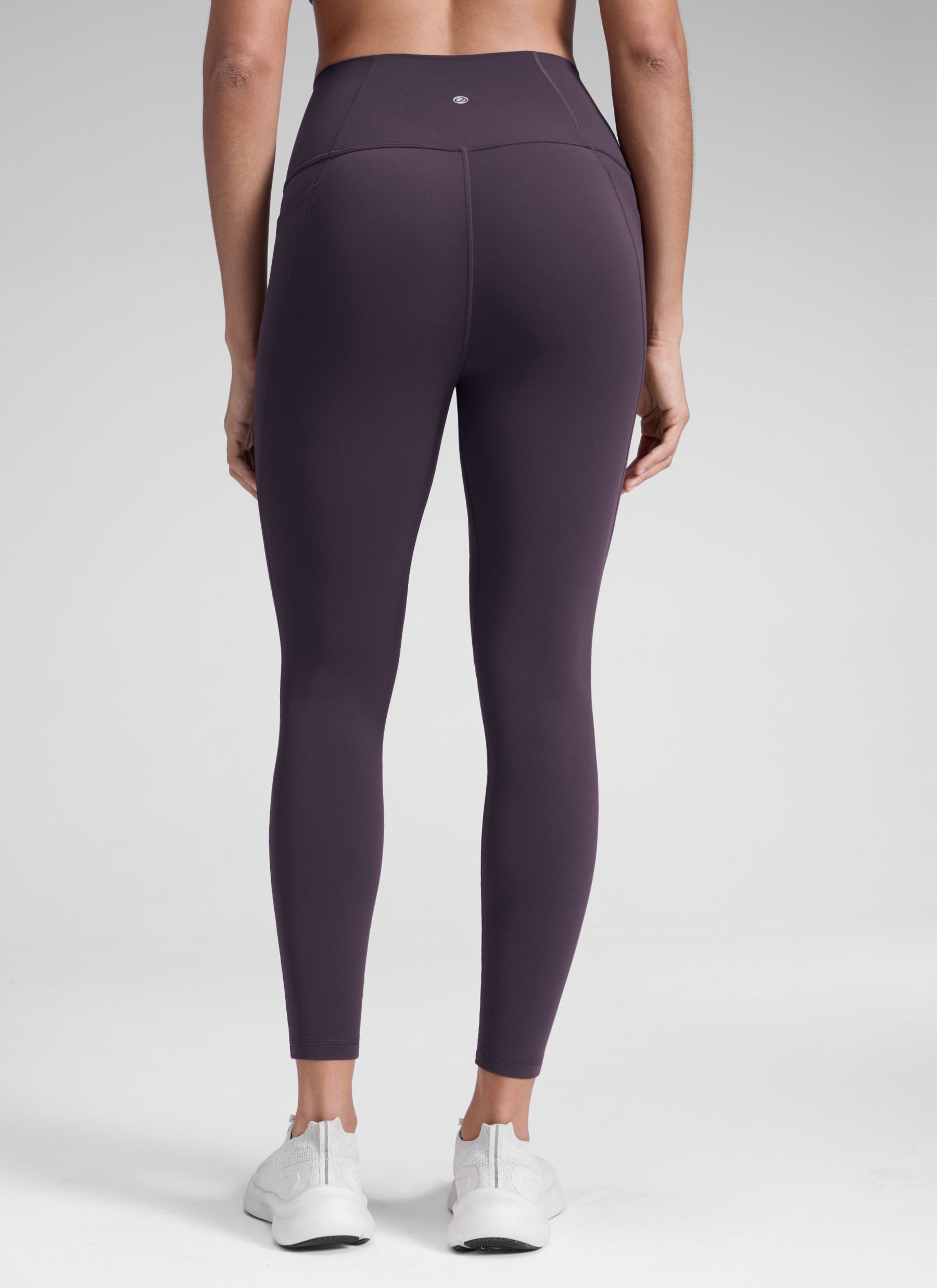 CRZ YOGA Damen-Yoga-Leggings im Lounge-Stil mit hoher Taille, „ Butterluxe “-Taschen, 25'', „Atmosphere Purple“