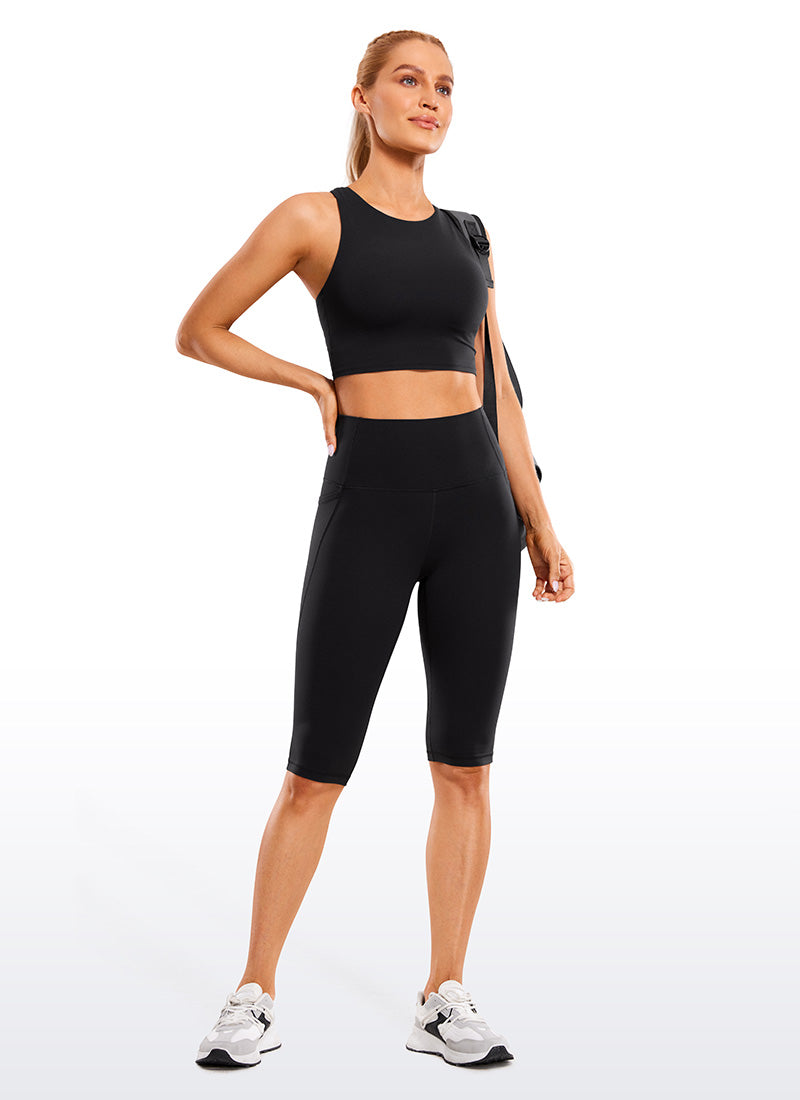 Legging corsaire Butterluxe longueur genou avec poches 33 cm pour femme CRZ YOGA