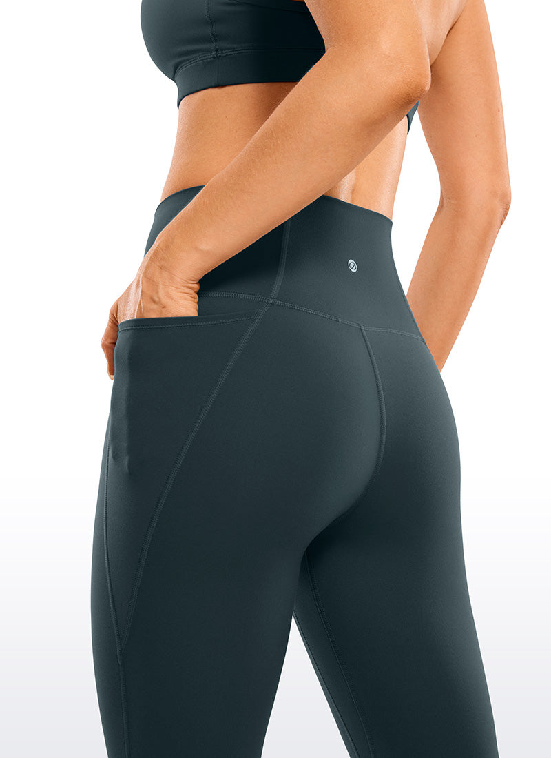 Legging corsaire Butterluxe longueur genou avec poches 33 cm pour femme CRZ YOGA