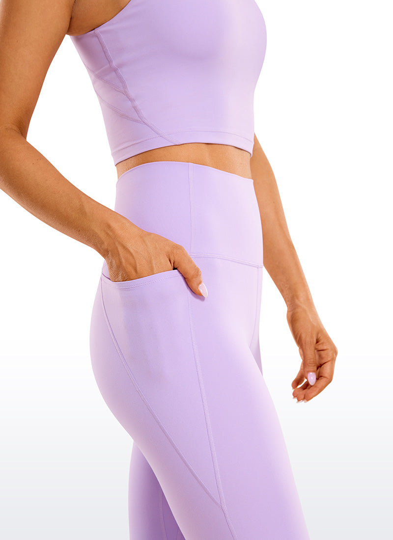 Legging corsaire Butterluxe longueur genou avec poches 33 cm pour femme CRZ YOGA
