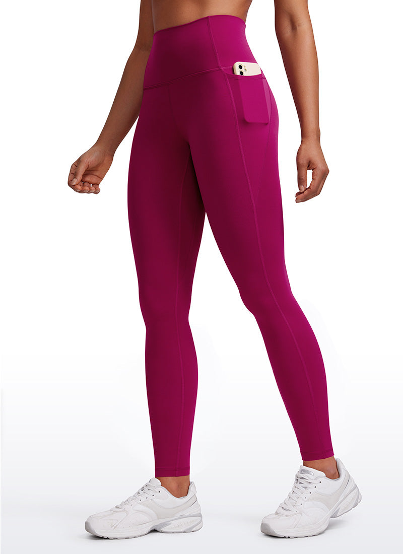 CRZ YOGA Dames Butterluxe Sportlegging met Zakken 71 cm