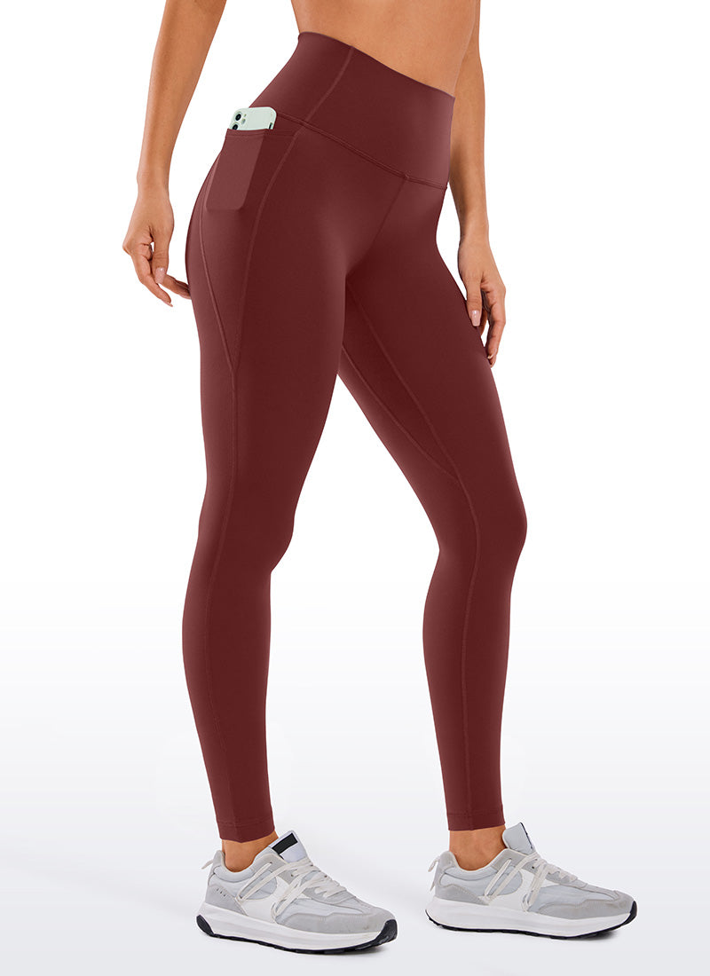 CRZ YOGA Dames Butterluxe Sportlegging met Zakken 71 cm