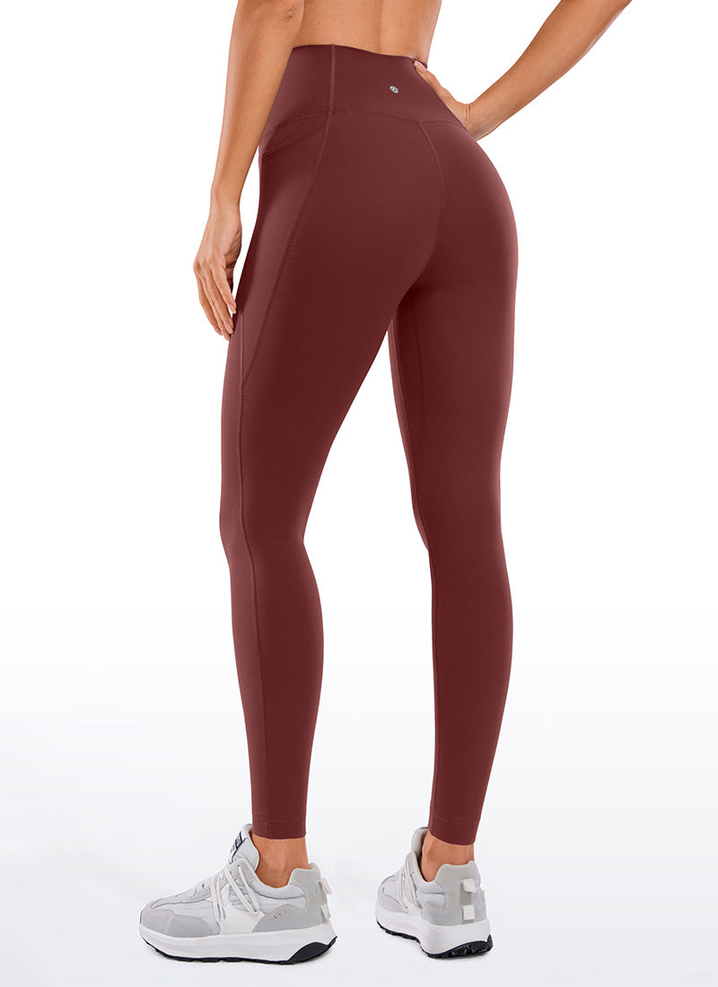 CRZ YOGA Dames Butterluxe Sportlegging met Zakken 71 cm