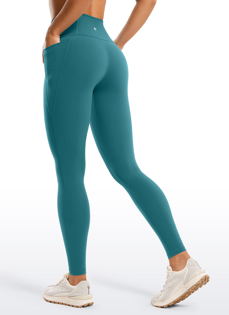 CRZ YOGA Dames Butterluxe Sportlegging met Zakken 71 cm