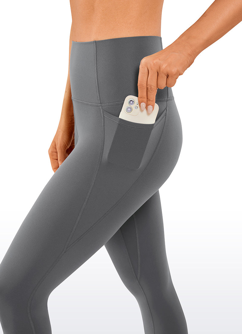 CRZ YOGA Dames Butterluxe Sportlegging met Zakken 71 cm