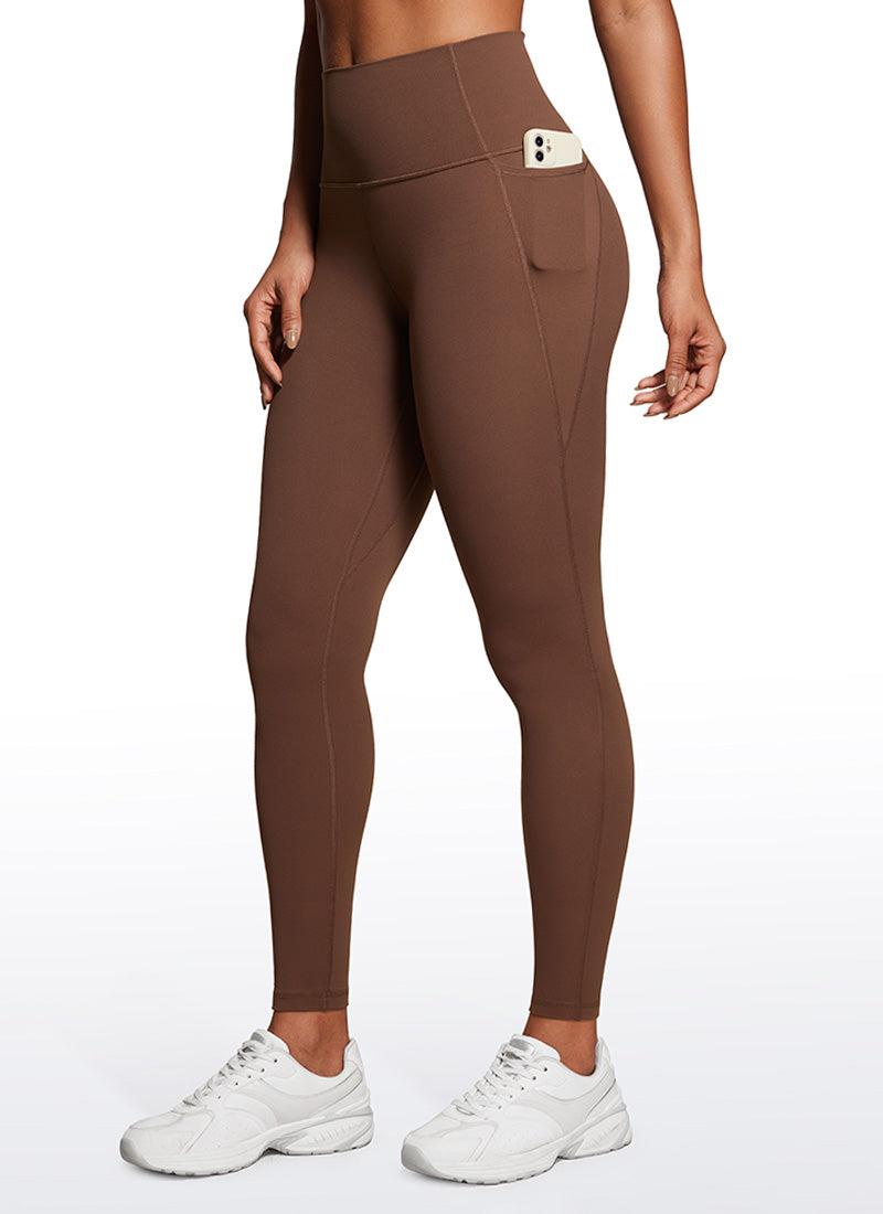 CRZ YOGA Dames Butterluxe Sportlegging met Zakken 71 cm
