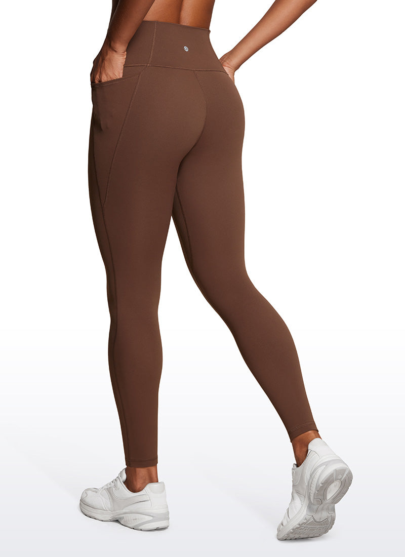 CRZ YOGA Dames Butterluxe Sportlegging met Zakken 71 cm