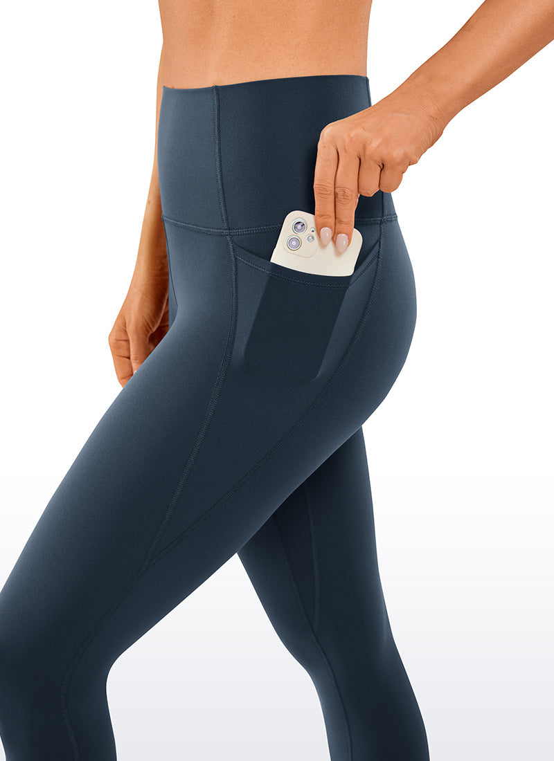 CRZ YOGA Dames Butterluxe Sportlegging met Zakken 71 cm