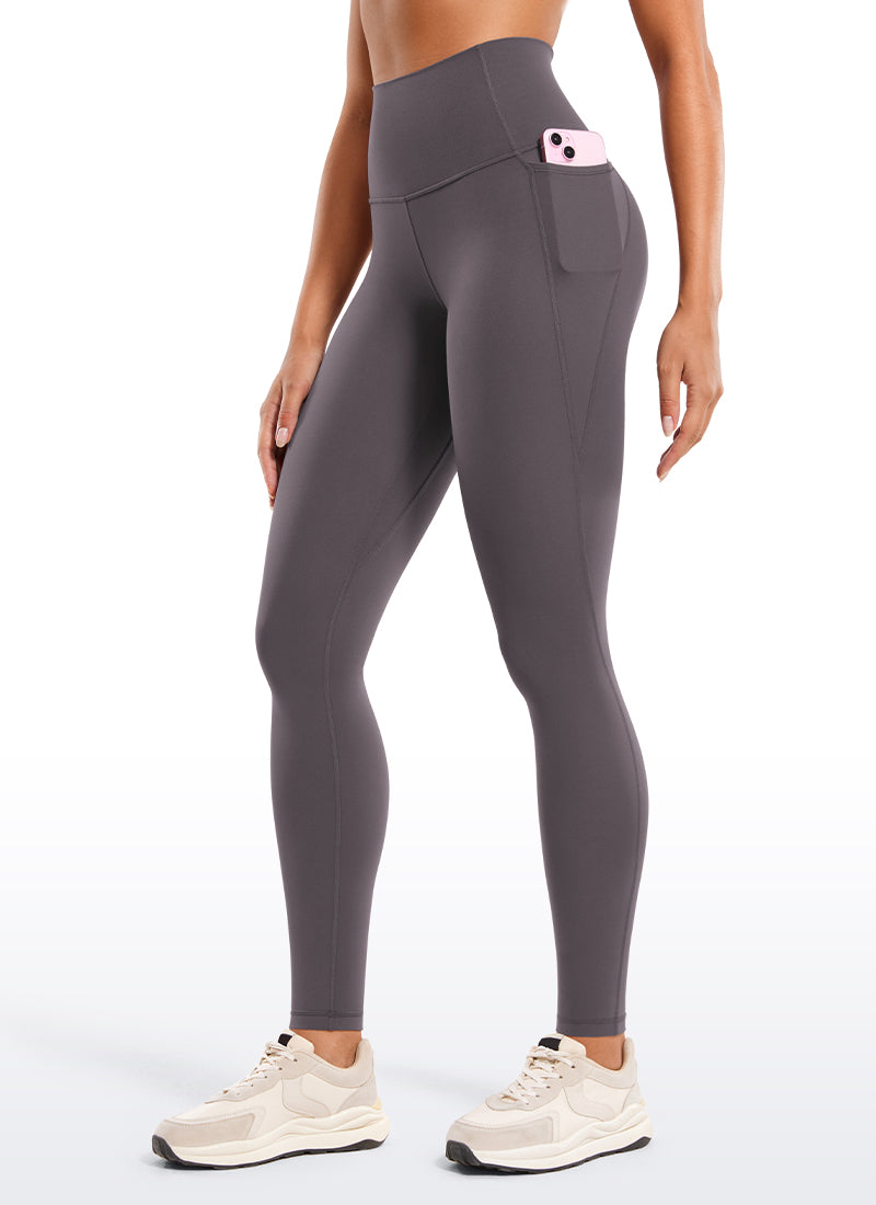 CRZ YOGA Dames Butterluxe Sportlegging met Zakken 71 cm