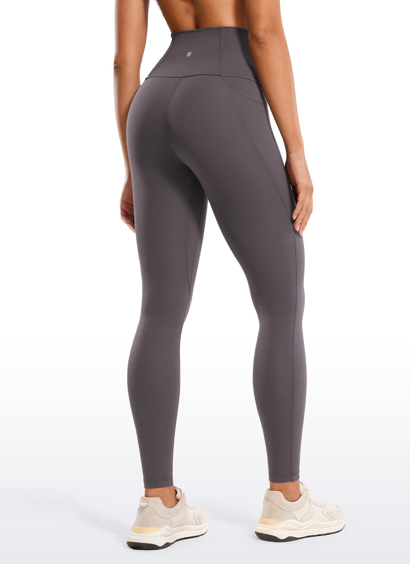 CRZ YOGA Dames Butterluxe Sportlegging met Zakken 71 cm