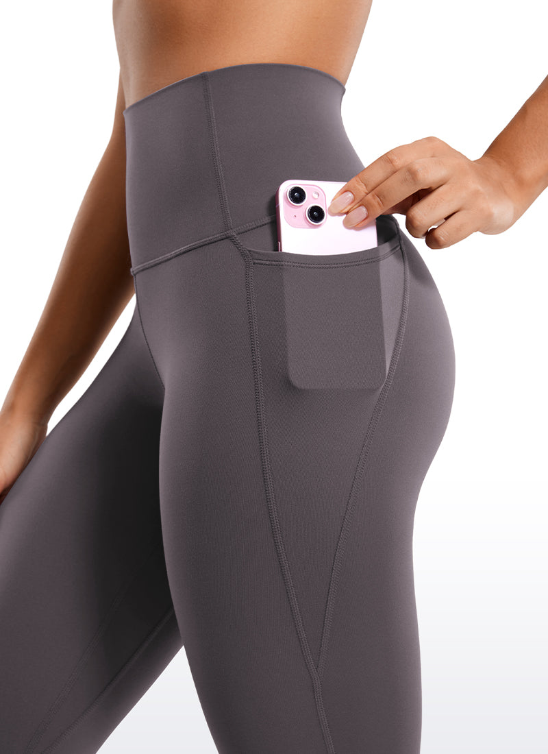CRZ YOGA Dames Butterluxe Sportlegging met Zakken 71 cm