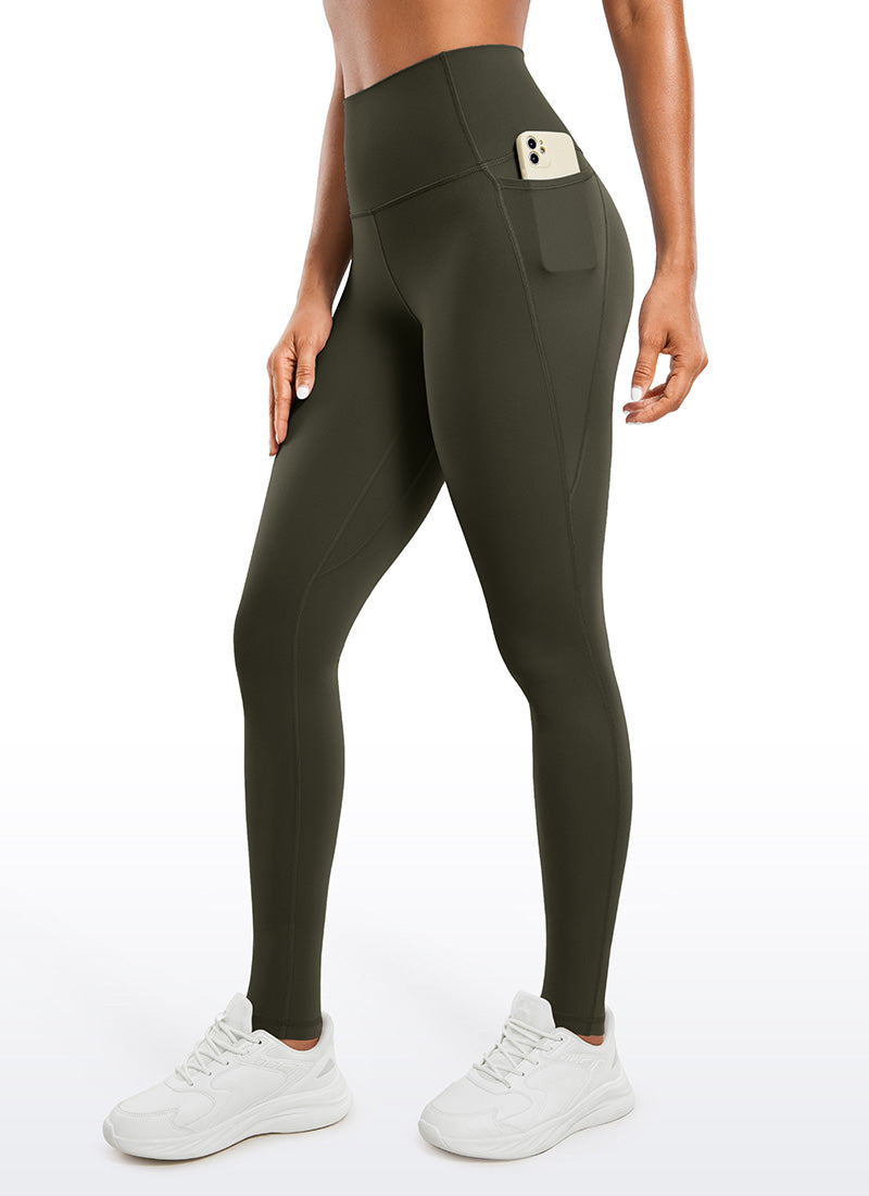 CRZ YOGA Dames Butterluxe Workout Legging met Zakken 76 cm