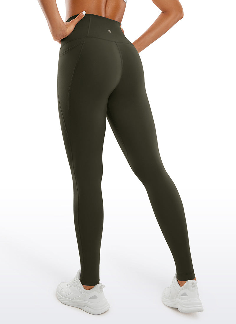 CRZ YOGA Dames Butterluxe Workout Legging met Zakken 76 cm