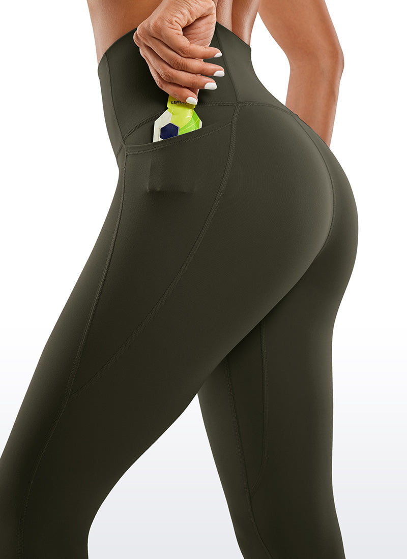 CRZ YOGA Dames Butterluxe Workout Legging met Zakken 76 cm