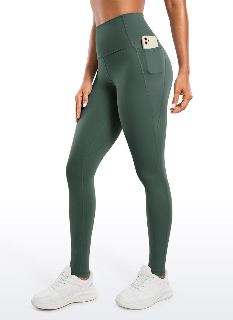 CRZ YOGA Dames Butterluxe Workout Legging met Zakken 76 cm