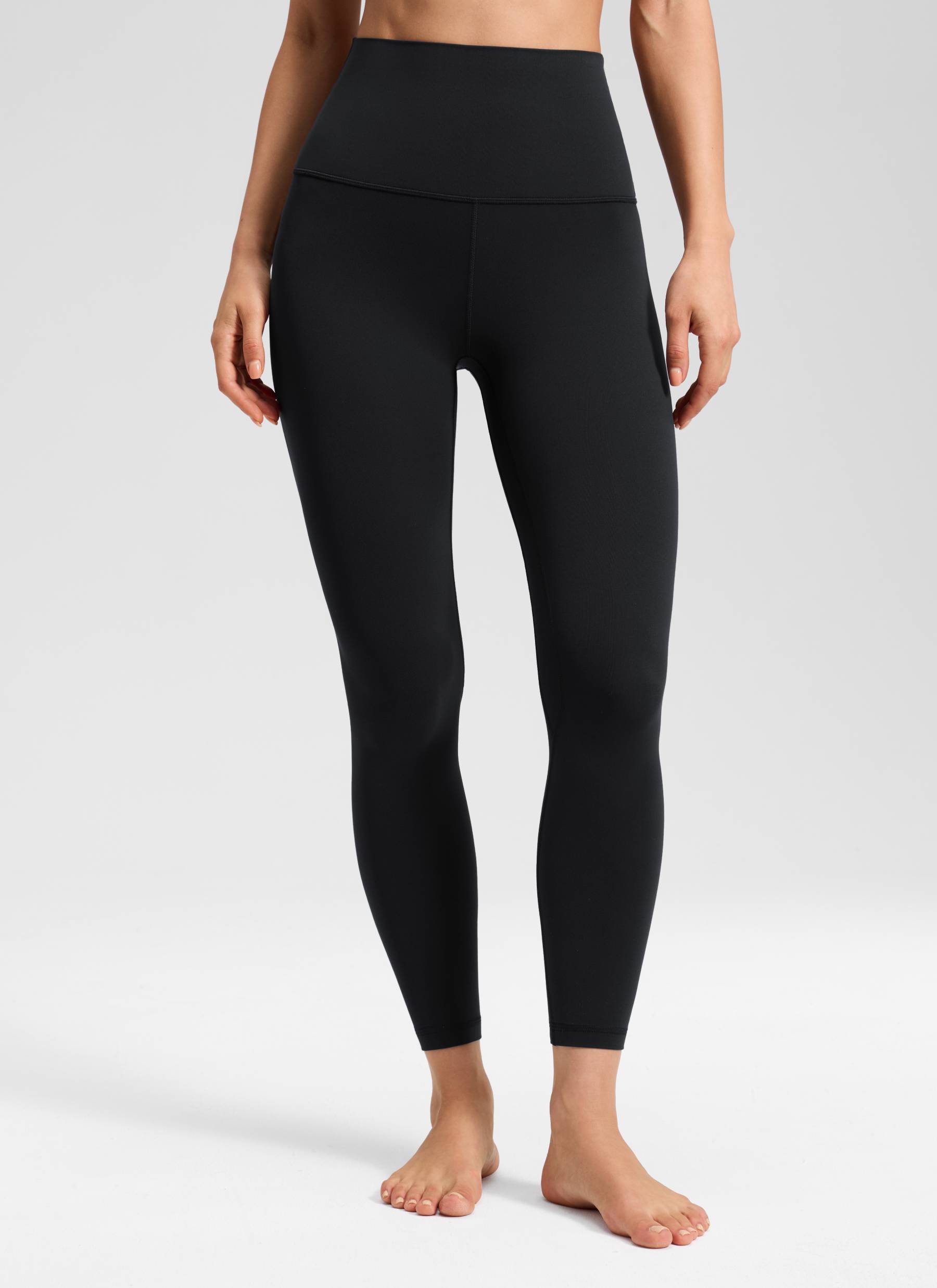 CRZ YOGA Legging de yoga Butterluxe taille très haute pour femme 64 cm Black