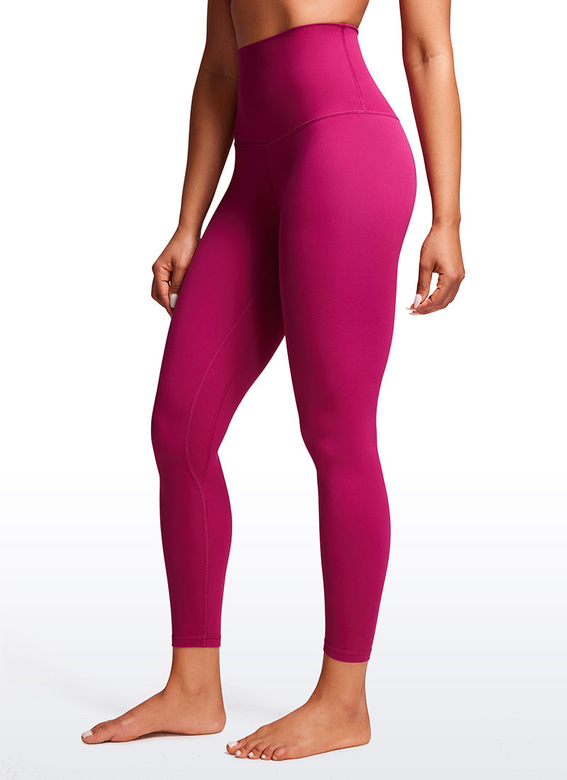 CRZ YOGA Dames Lounge Super Hoge Taille Butterluxe Yoga Legging 64 cm Magenta Purple
