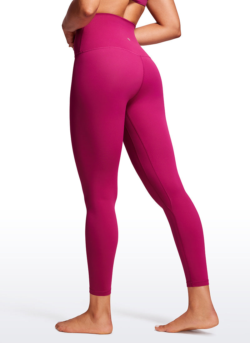 CRZ YOGA Dames Lounge Super Hoge Taille Butterluxe Yoga Legging 64 cm Magenta Purple