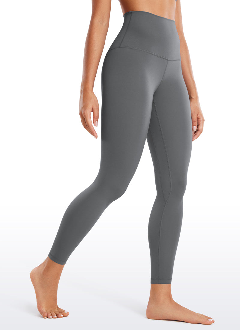 CRZ YOGA Lounge Super High Rise Butterluxe Yoga Legging voor Dames 64 cm Lava Smoke Grey