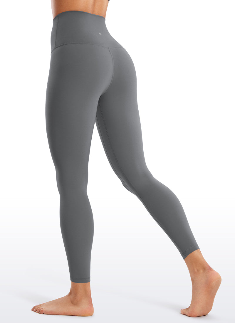 CRZ YOGA Lounge Super High Rise Butterluxe Yoga Legging voor Dames 64 cm Lava Smoke Grey