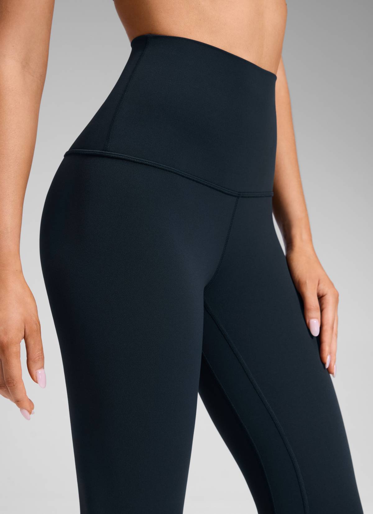 CRZ YOGA Women's Lounge Super High Rise Butterluxe Yoga Leggings 25'' True Navy