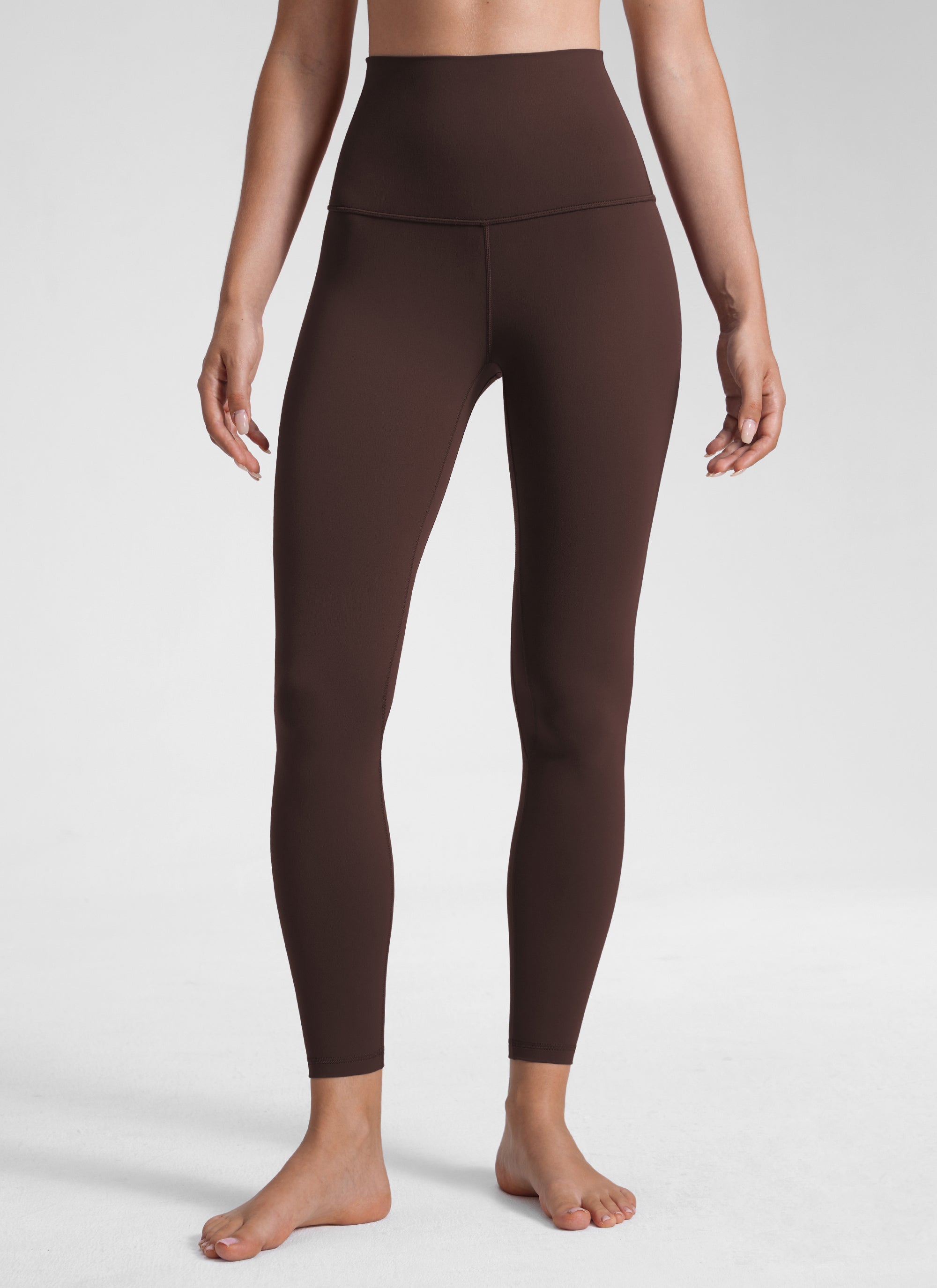 CRZ YOGA Legging de yoga Butterluxe taille très haute pour femme 64 cm Hot Fudge Brown
