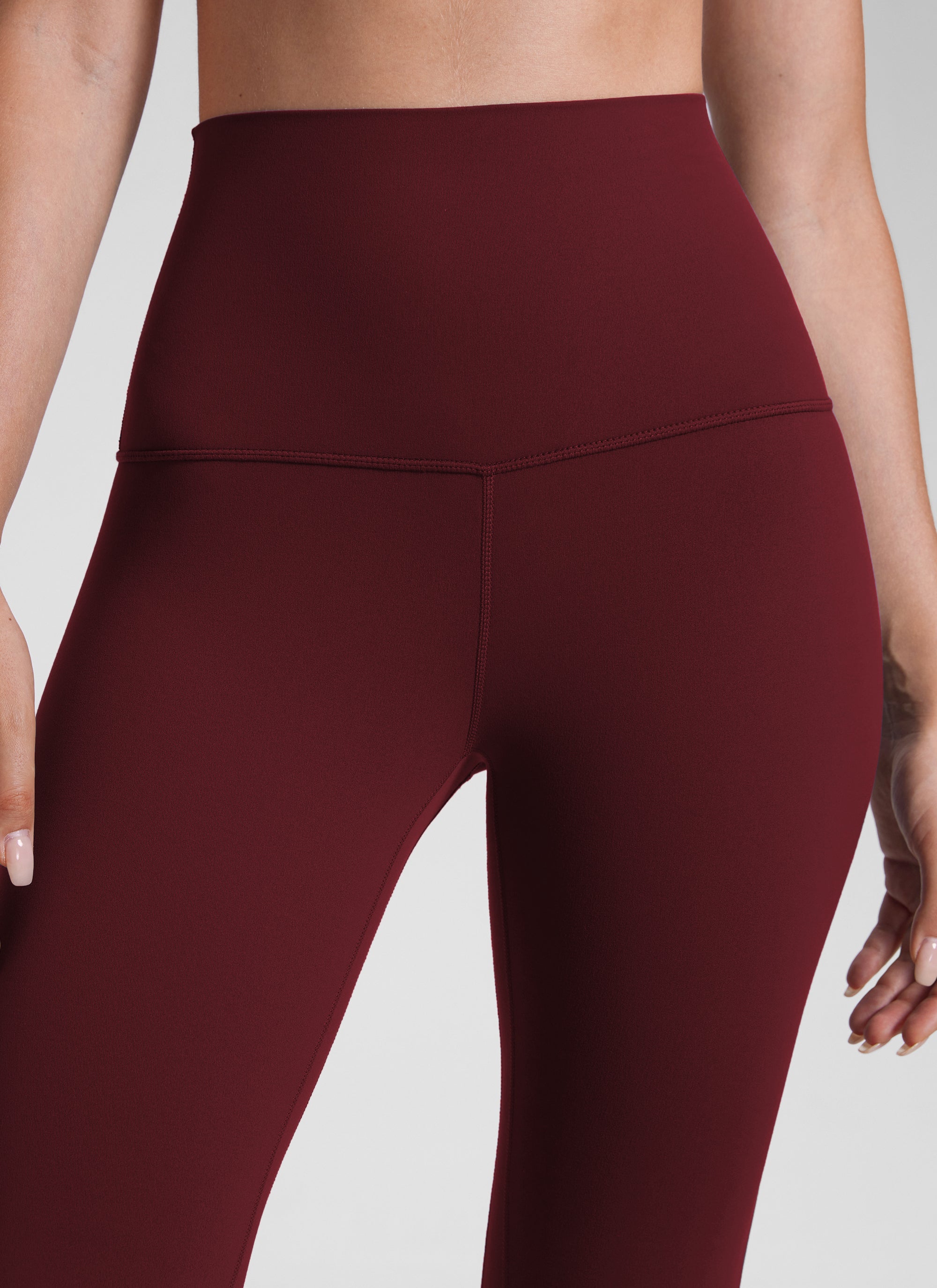 CRZ YOGA Dames Lounge Super High Rise Butterluxe Yoga Leggings 64 cm Red Merlot