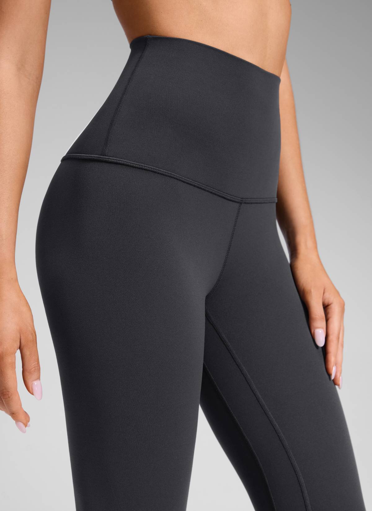 CRZ YOGA Legging de yoga Butterluxe taille très haute pour femme 64 cm Mysterious Grey