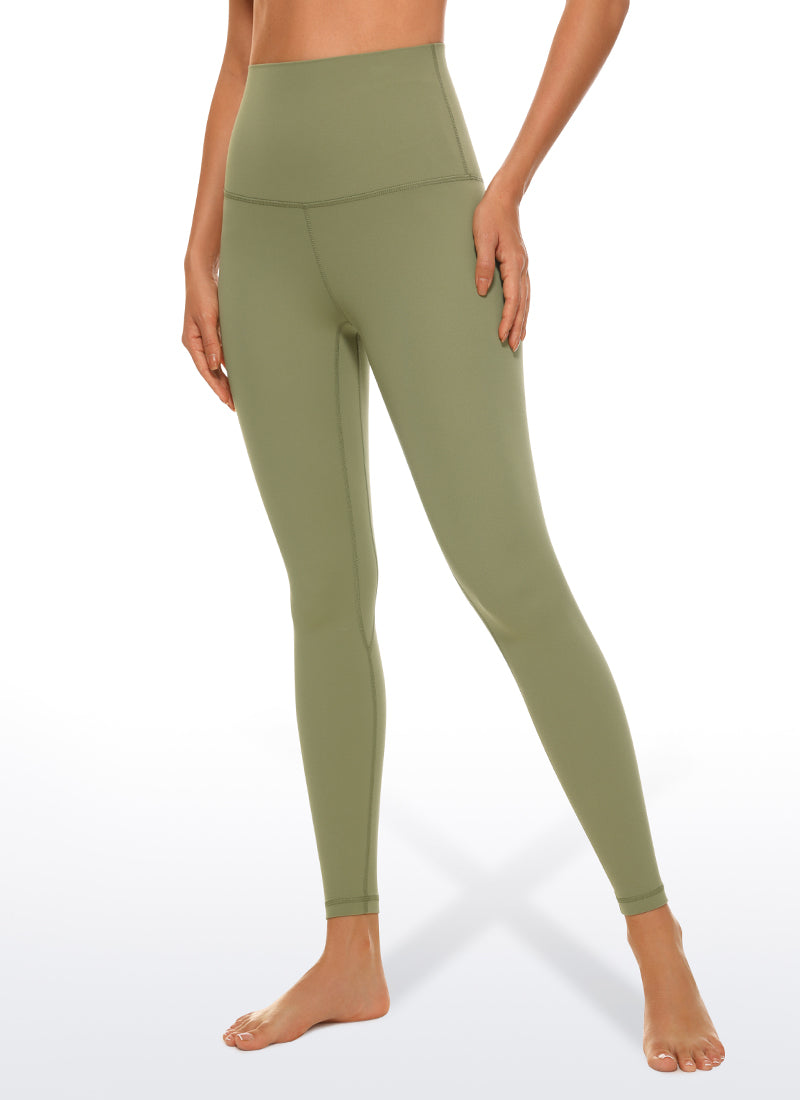 CRZ YOGA Dames Lounge Super High Rise Butterluxe Yogalegging 64 cm Moss Green