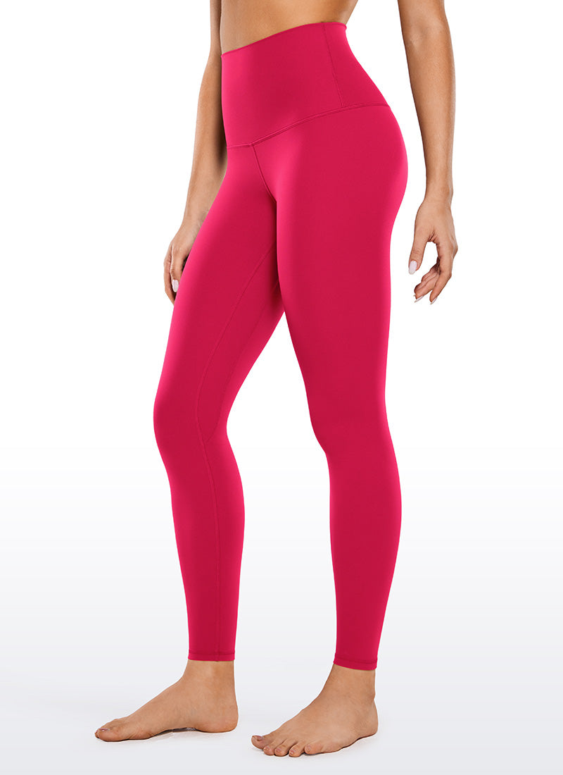 CRZ YOGA Dames Yoga Superhoge Taille Butterluxe Yoga Legging 71 cm Viva Magenta