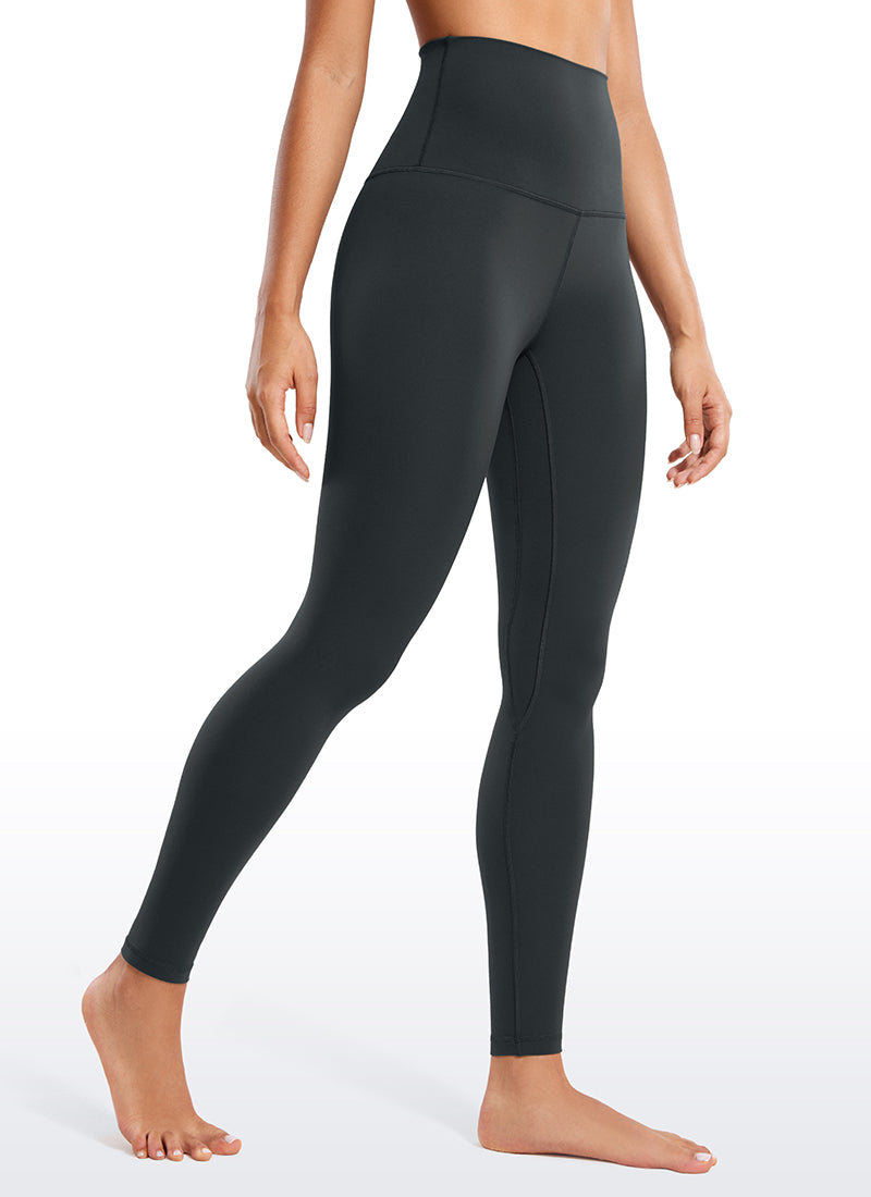 CRZ YOGA Dames Yoga Superhoge Taille Butterluxe Yoga Legging 71 cm Melanite