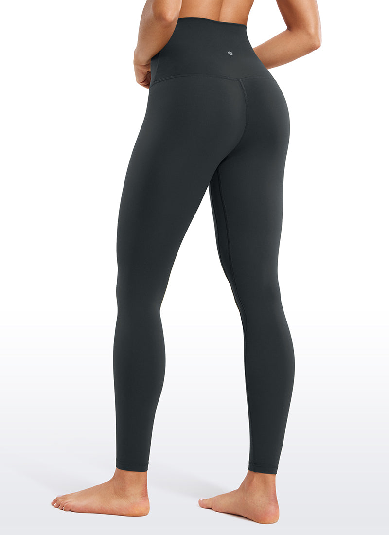 CRZ YOGA Dames Yoga Superhoge Taille Butterluxe Yoga Legging 71 cm Melanite