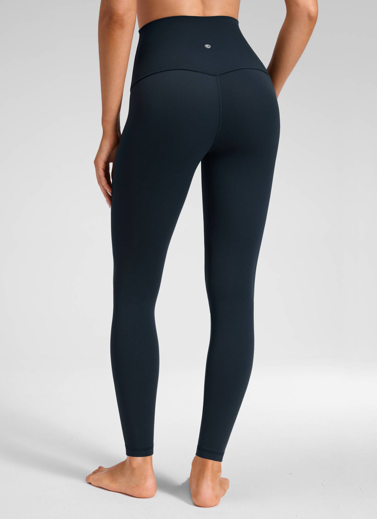 CRZ YOGA Women's Yoga Super High Waist Butterluxe Yoga Leggings 28'' True Navy