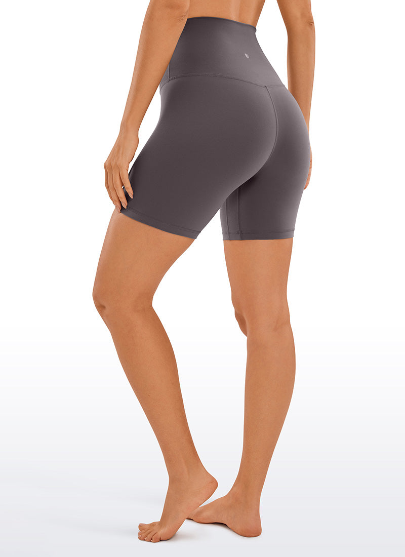 CRZ YOGA Dames Yoga Superhoge Taille Butterluxe Short 15 cm Tornado