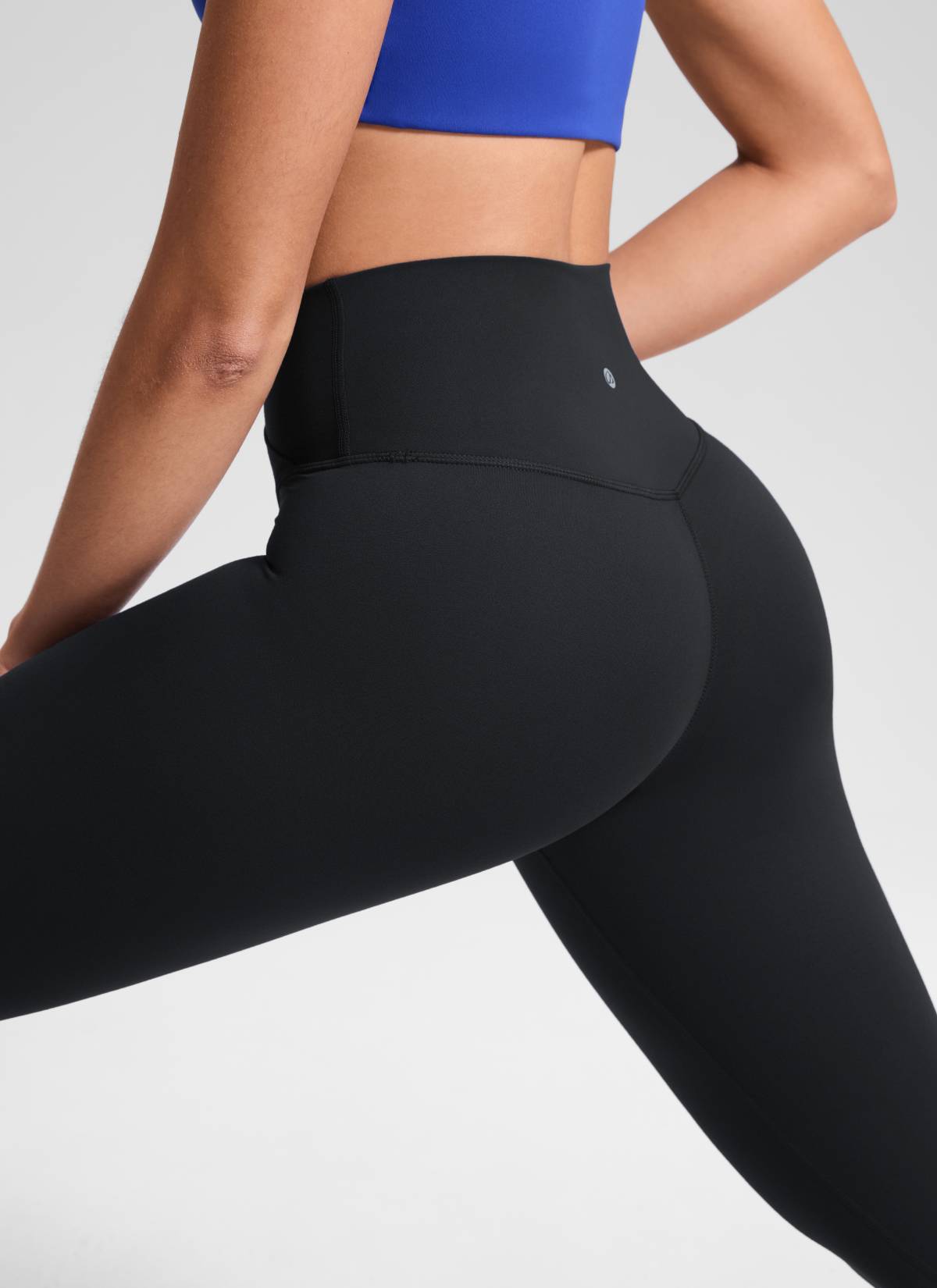 CRZ YOGA Dames High Rise Butterluxe Yogalegging 64 cm V-kruistaille Zwart