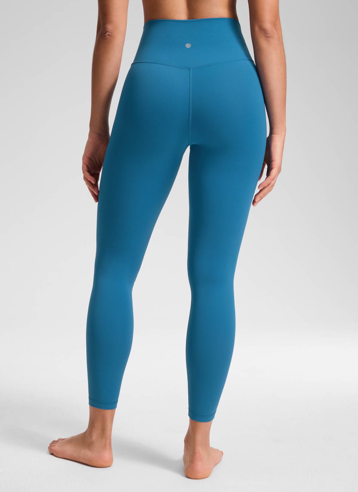 Legging de yoga Butterluxe taille haute 64 cm pour femme CRZ YOGA Taille croisée en V Bleu supersonique